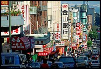 Chinatown street. San Francisco, California, USA ( color)