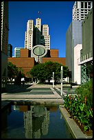 Museum of Modern Art from Yerba Buena Gardens. San Francisco, California, USA ( color)