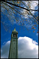 The Campanile, University of California at Berkeley campus. Berkeley, California, USA ( color)