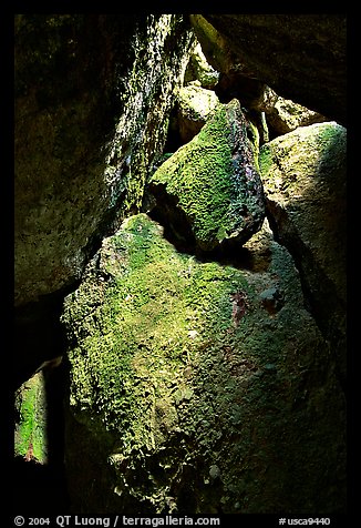 Bear Gulch talus caves. Pinnacles National Park (color)