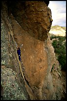 Rock climber. Pinnacles National Park ( color)