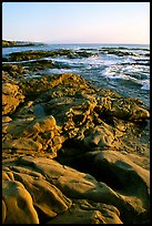 Bean Hollow State Beach, sunset. San Mateo County, California, USA ( color)