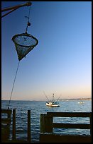 Fishing basket, Fisherman's wharf. Monterey, California, USA