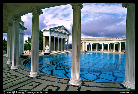 Neptune Pool at Hearst Castle. California, USA