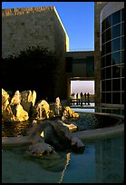 Courtyard, Getty Museum, Brentwood. Los Angeles, California, USA<p>The name <i>Getty Museum</i> is a trademark of the J. Paul Getty Trust. terragalleria.com is not affiliated with the J. Paul Getty Trust.</p>