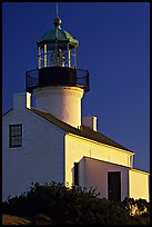 Old Point Loma Lighthouse, late afternoon. San Diego, California, USA (color)
