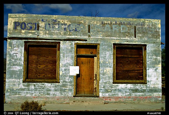 Abandonned post office. Mojave National Preserve, California, USA (color)