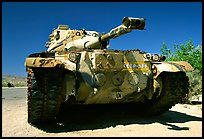 Tank at the General George S. Patton Memorial Museum, Chiriaco Summit. California, USA
