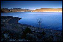 Topaz Lake, late afternoon. California, USA (color)