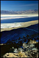 Owens Lake, Argus and Panamint Ranges, afternoon. California, USA ( color)