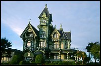 Carson Mansion on M Street, Eureka. California, USA ( color)