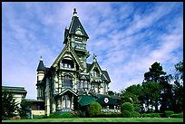 Carson Mansion, the most famous Victorian building of Eureka. California, USA ( color)