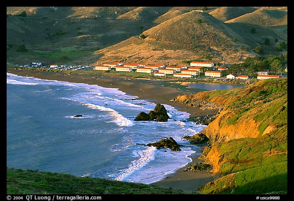 Fort Cronkhite and Rodeo Beach, late afternoon. California, USA