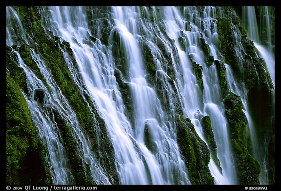 Close-up of Burney Falls, McArthur-Burney Falls Memorial State Park. California, USA (color)