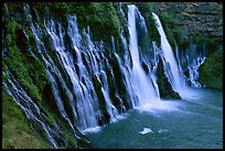 Burney Falls, McArthur-Burney Falls Memorial State Park. California, USA (color)