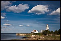 Lighthouse, Connecticut River estuary, Old Saybrook. Connecticut, USA
