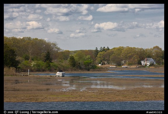 Oyster River estuary, Old Saybrook. Connecticut, USA