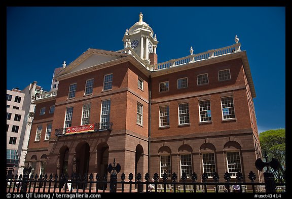 Old State House, 1796. Hartford, Connecticut, USA (color)