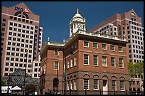 Old State House and downtown high-rise buildings. Hartford, Connecticut, USA ( color)