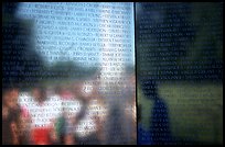 Vietnam Veterans Memorial with the names of the 58022 American casualties from the Vietnam War. Washington DC, USA ( color)