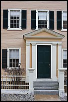 Entrance door, Hawkes House, Salem Maritime National Historic Site. Salem, Massachussets, USA ( color)