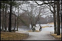 North Bridge, site of the Battle of Concord, Minute Man National Historical Park. Massachussets, USA (color)