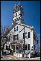 Former schoolhouse, Provincetown. Cape Cod, Massachussets, USA ( color)