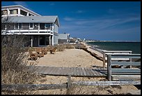 Beach houses, Provincetown. Cape Cod, Massachussets, USA ( color)