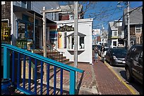 Commercial Street, Provincetown. Cape Cod, Massachussets, USA ( color)