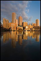 Boston financial district skyline. Boston, Massachussets, USA ( color)