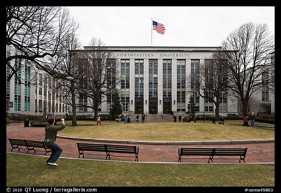 Northeastern University. Boston, Massachussets, USA (color)