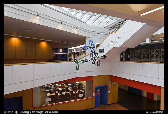 Inside science building, Harvard University, Cambridge. Boston, Massachussets, USA
