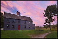 Meriam House, sunset, Minute Man National Historical Park. Massachussets, USA ( color)
