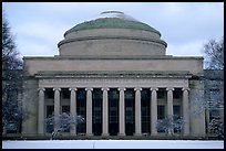 Main entrance of the Massachussetts Institute of Technology. Boston, Massachussets, USA (color)