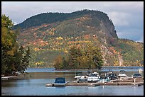 Mount Kineo seen across Moosehead Lake, Rockwood. Maine, USA ( color)