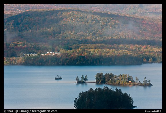 Islets, Moosehead Lake. Maine, USA