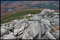 Rocks on summit of South Turner Mountain. Baxter State Park, Maine, USA ( color)