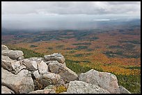 Moving rain front seen from South Turner Mountain. Baxter State Park, Maine, USA ( color)