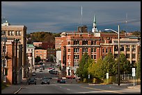 State Street and downtown. Bangor, Maine, USA ( color)