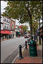Main street. Bar Harbor, Maine, USA ( color)