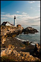Portland Headlight, Cape Elizabeth. Portland, Maine, USA ( color)