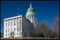 State Capitol of Maine. Augusta, Maine, USA (color)