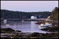 Harbor, dawn. Stonington, Maine, USA ( color)