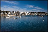 Village and harbor. Stonington, Maine, USA ( color)