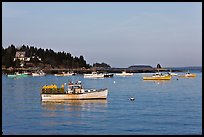 Traditional Maine lobstering boats. Stonington, Maine, USA