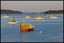 Traditional Maine  lobster boat. Stonington, Maine, USA