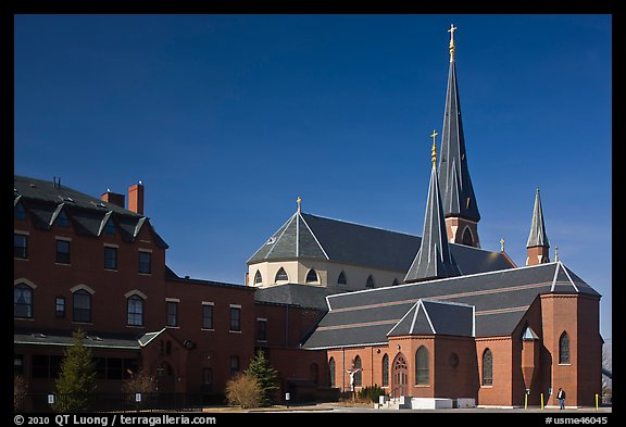 Cathedral. Portland, Maine, USA (color)