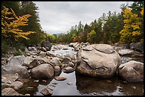 Wassatotaquoik Stream at Orin Falls. Katahdin Woods and Waters National Monument, Maine, USA ( color)