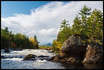 Haskell Rock Pitch, and Haskell Rock. Katahdin Woods and Waters National Monument, Maine, USA ( color)