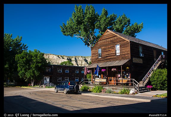 General store, Medora. North Dakota, USA (color)